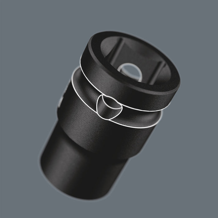 Wera 8790 B Impaktor socket with 3/8" drive, 13/16" x 32 mm 05005523001, view 3
