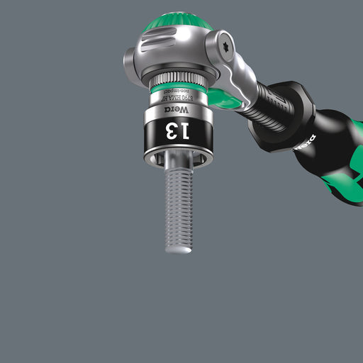 Wera 8790 HMA HF Zyklop socket with 1/4" drive with holding function, 9 x 23 mm 05003724001, view 2