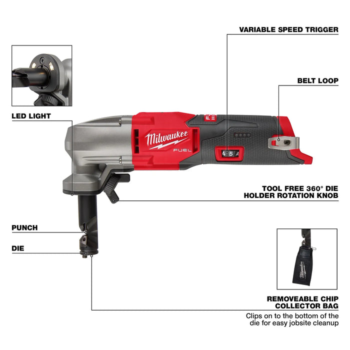 Milwaukee  M12 FUEL™ 16 Gauge Variable Speed Nibbler 2476-20
