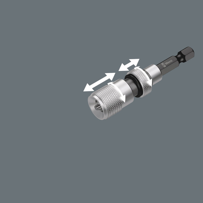 Wera 896/4/1 SB Bit Holder with adjustable depth-control stop, 1/4" x 50 mm 05073210001, view 4