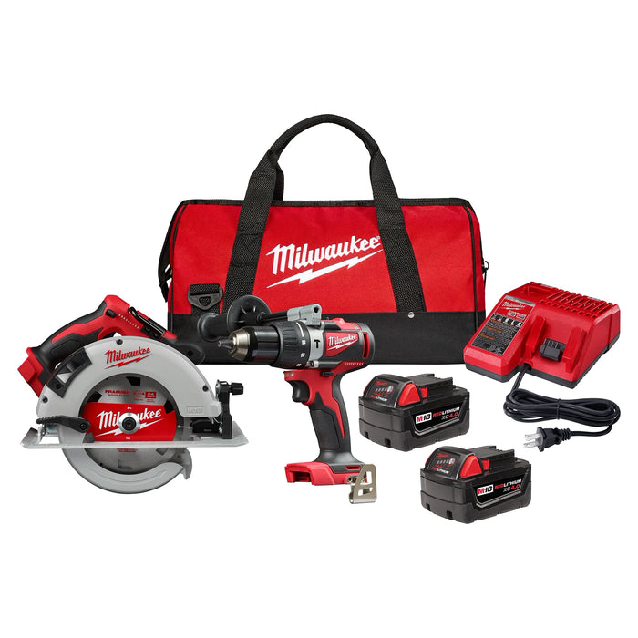 Milwaukee M18 Brushless 2 Tool Combo Kit 2992-22, main product view
