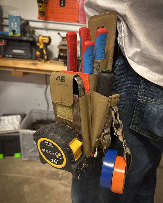 Murphy Tool Speed Pouch Plus ROTATE/QUICK RELEASE Coyote/Orange