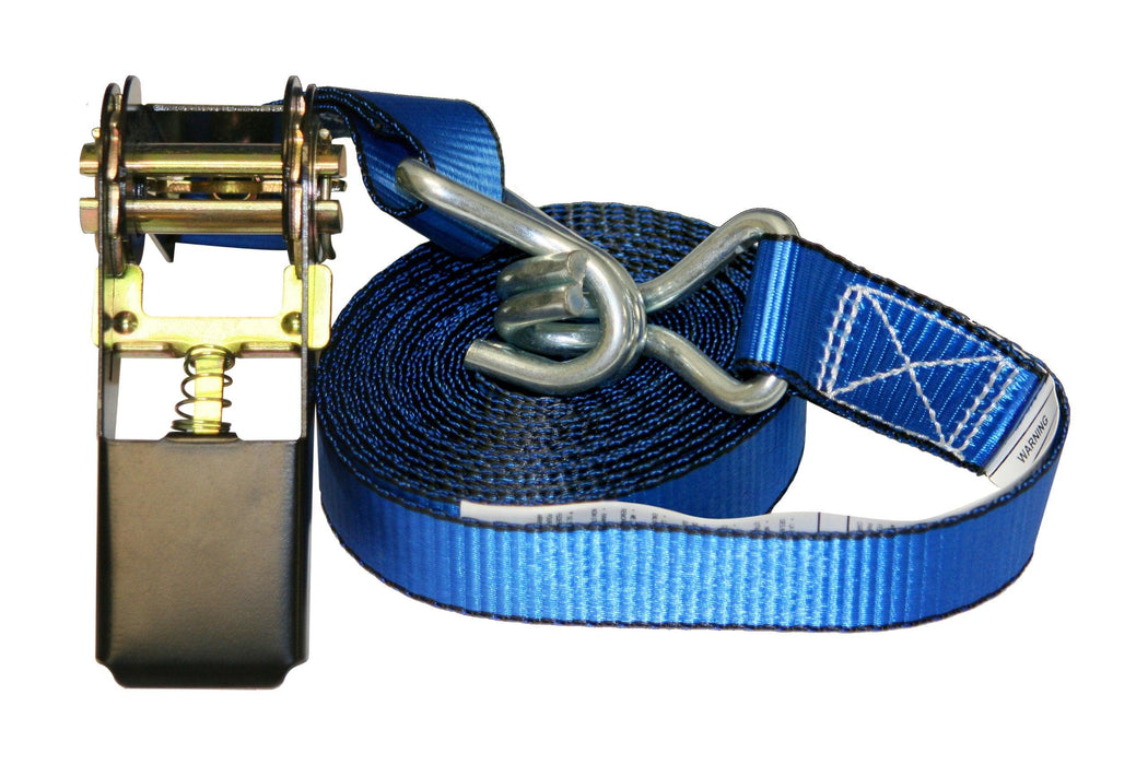 Everest Premium Ratchet Tie Down – 1 PK – 1 IN – 15 FT – 600 LBS Working Load – 1800 LBS Break Strength – Cambuckle Alternative – Cargo Straps Perfect for Moving Appliances, Lawn Equipment and Motorcycles