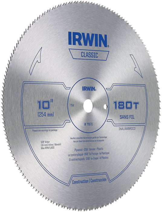 Irwin Tools Marathon Carbide Table/Miter Circular Blade