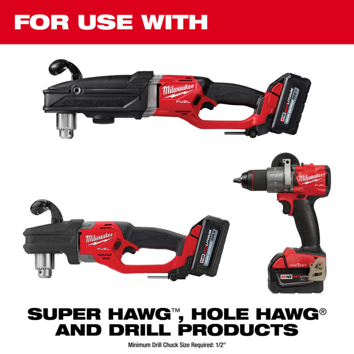 Milwaukee 9 PC BIG HAWG™ with Carbide Teeth Hole Saw Kit w/ PACKOUT™ Compact Organizer 49-56-9295