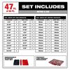 Milwaukee 98pc 3/8" Drive 6-Pt and 12-Pt Metric & SAE Ratchet & Socket Set with PACKOUT™ Low-Profile Organizer 48-22-9285