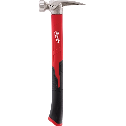 Milwaukee 19oz Smooth Face Poly/Fiberglass Handle Hammer 48-22-9316