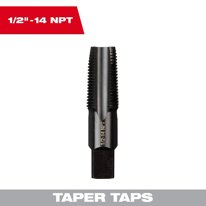 Milwaukee 1/2"-14 NPT Straight Flute Taper Tap 49-57-5293