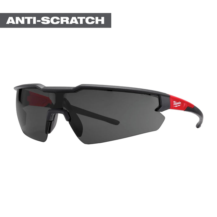Milwaukee Safety Glasses Tinted Lens Black/Red Frame 1 pk 48-73-2015, main product view