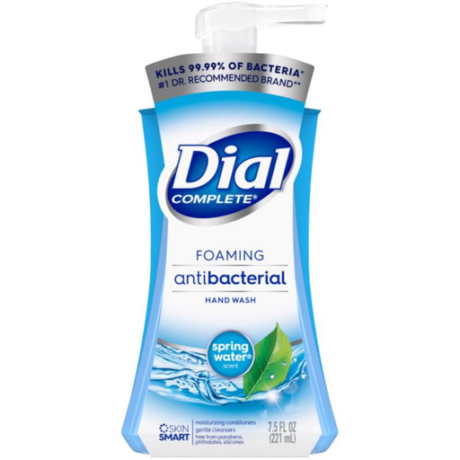 Dial Complete Spring Water Scent Antibacterial Foam Hand Soap 7.5 oz