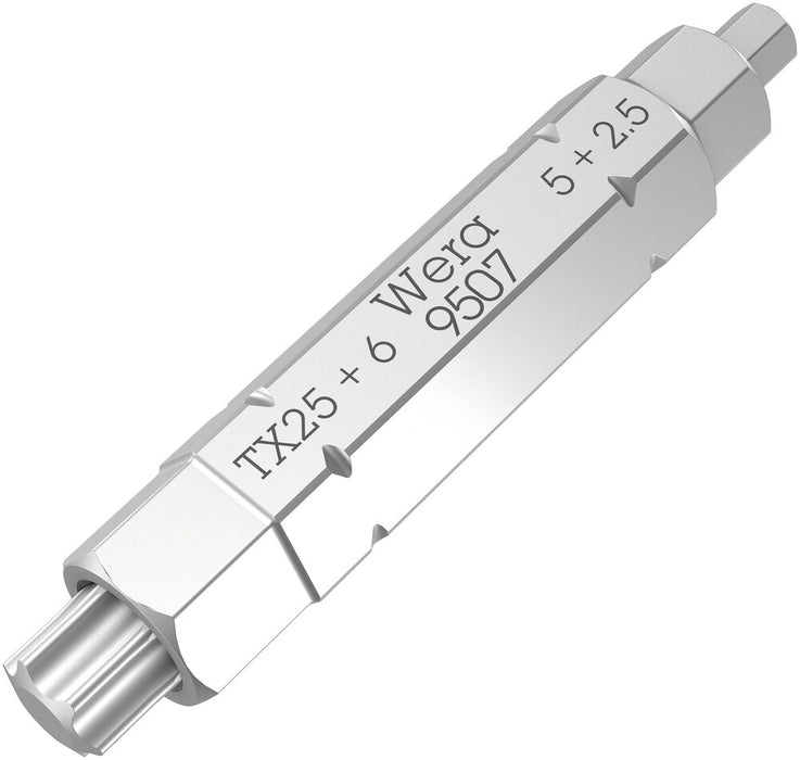 Wera 9507 SB 4-in-1 Bit 2, 2.5; 5; 6 x TX 25 x 37 mm 05073202001, view 2