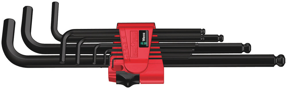 950/9 Hex-Plus 6 L-key set, metric, BlackLaser