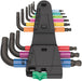 Wera 950/9 Hex-Plus Multicolour 2 L-key set, metric, BlackLaser, 9 pieces 05133164001, view 3