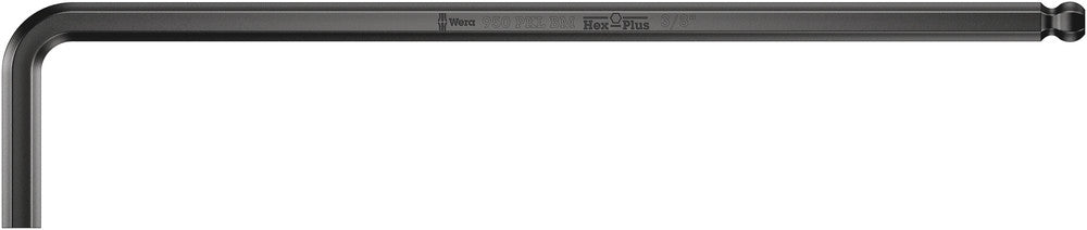Wera 950 PKL L-key, Imperial, BlackLaser, 1/2" x 224 mm - Pack of 5 05022096001, view 2
