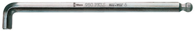 Wera 950 PKLS L-key, metric, chrome plated, 2 x 100 mm - Pack of 10 05022041001, view 2