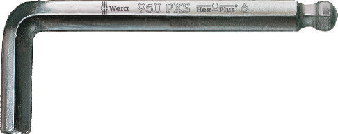 Wera 950 PKS L-key, metric, chrome-plated, 2.5 x 63 mm - Pack of 10 05133152001, view 2