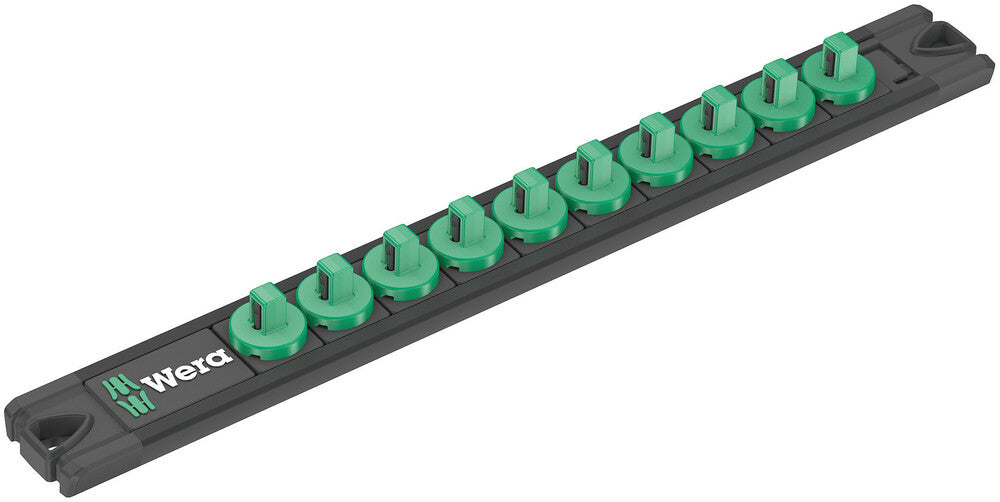 9600 Magnetic socket rail, 1/4", empty