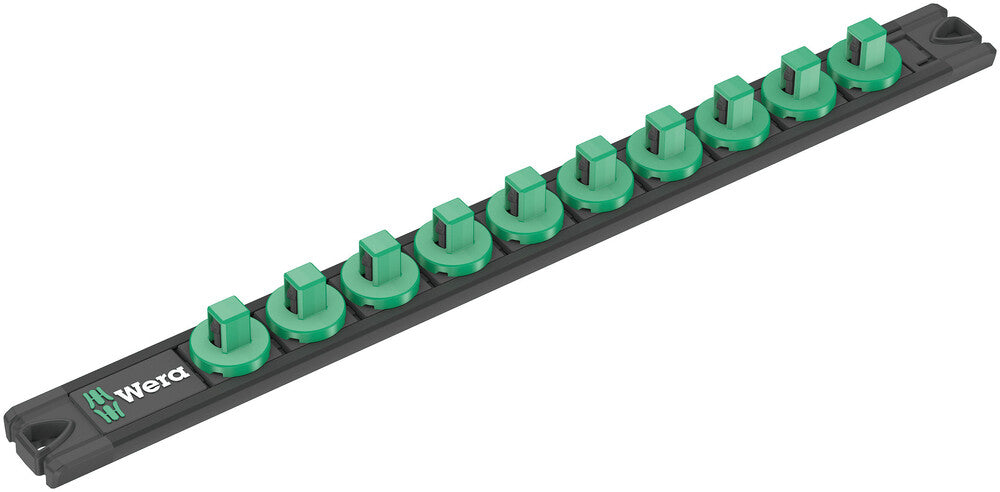 9601 Magnetic socket rail, 3/8", empty