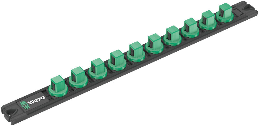 9602 Magnetic socket rail, 1/2", empty