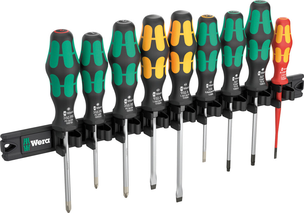 9650 Magnetic rail Kraftform screwdriver set
