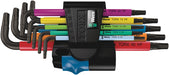 Wera 967/9 TX Multicolour HF 1 L-key set with holding function, 9 pieces 05024179001, view 2