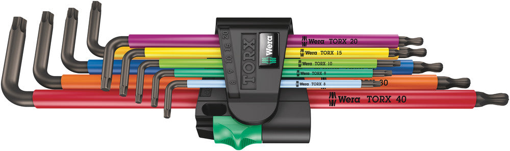 967/9 TX XL Multicolour 1 L-key set for TORX® screws, long