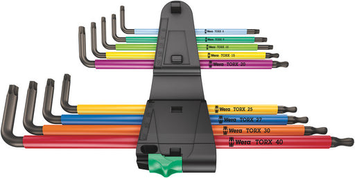 Wera 967/9 TX XL Multicolour 1 L-key set for TORX® screws, long, 9 pieces 05024480001, view 2