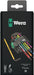 Wera 967/9 TX BO Multicolour 1 SB L-key set for tamper-proof TORX® screws, BlackLaser, 9 pieces 05073599001, view 2