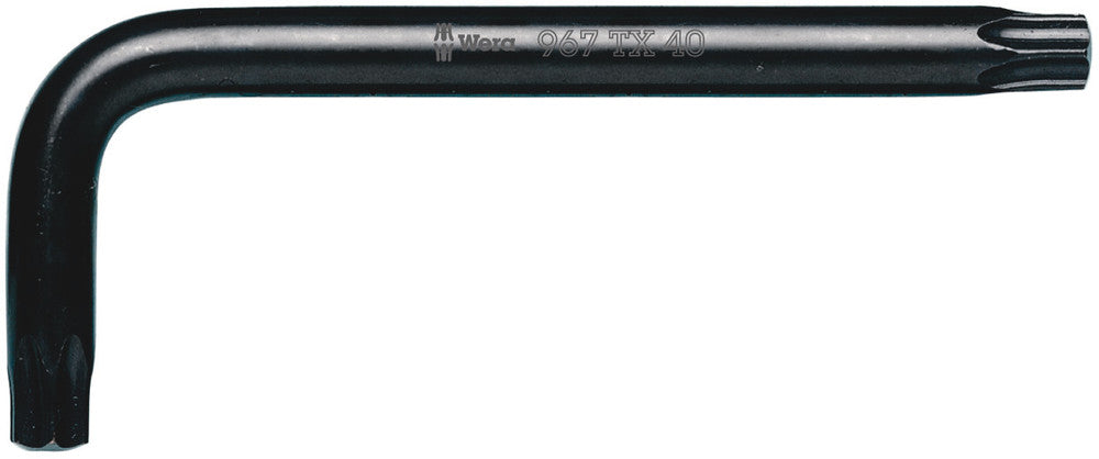 Wera 967 TORX® L-key, BlackLaser, TX 40 x 76 mm - Pack of 5 05024020001, view 2