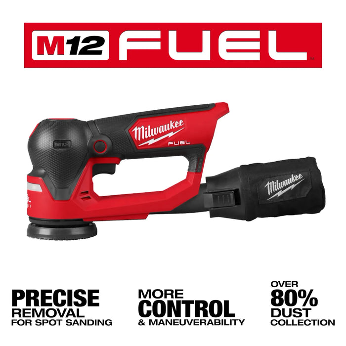 Milwaukee M12 FUEL™ 3" Random Orbital Detail Sander  2535-20