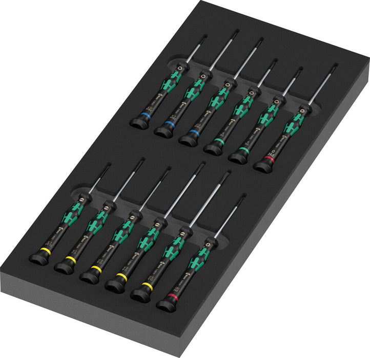9716 FOAM INSERT KRAFTFORM MICRO SCREWDRIVER SET 2, 13 PIECES