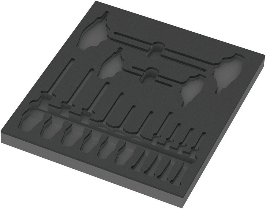 9812 Foam insert TORX® HF screwdriver set 1, empty