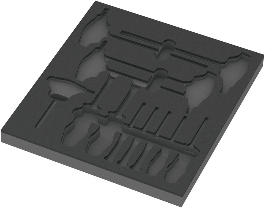 9813 Foam insert Hex screwdriver set 1, empty