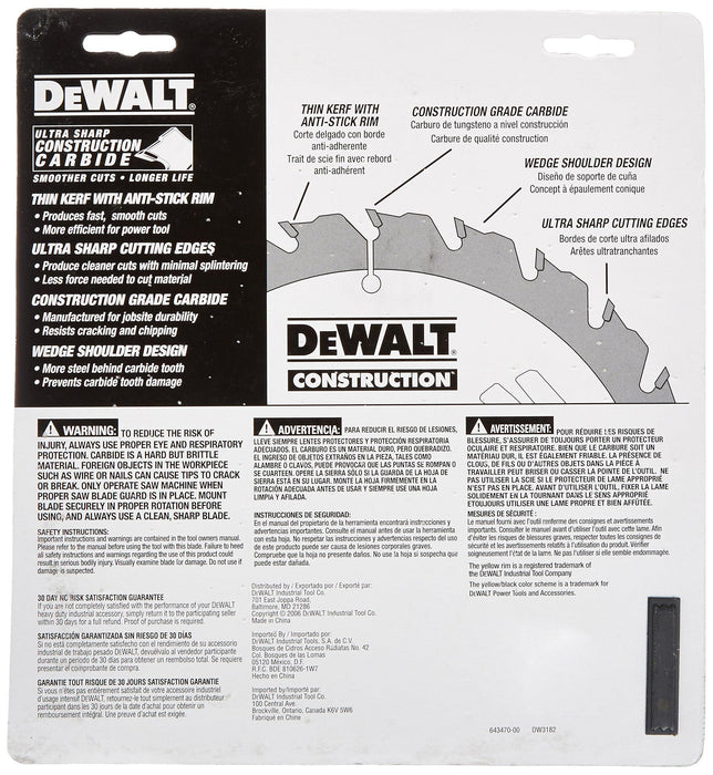 DEWALT Saw Blade