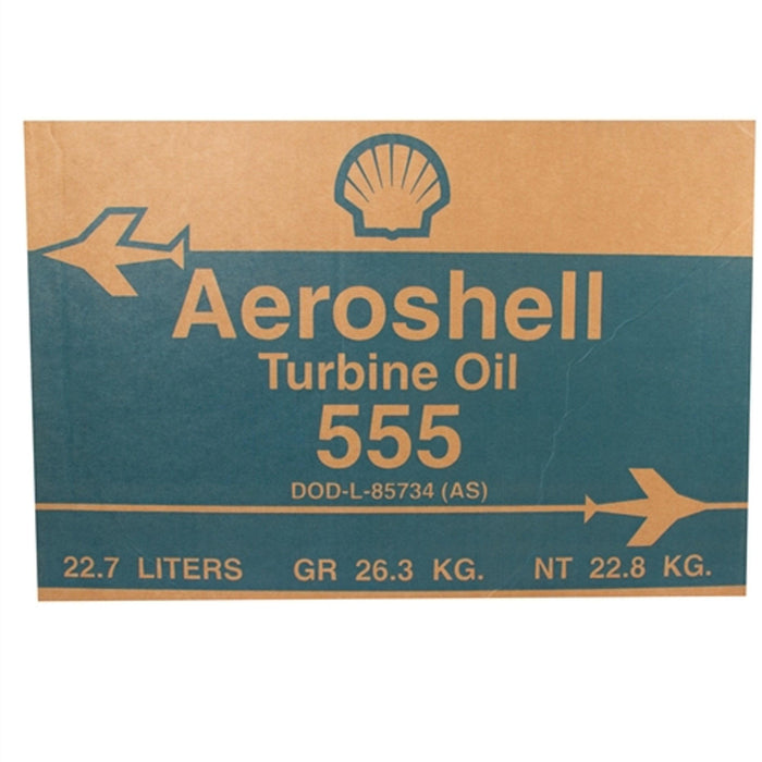 AEROSHELL TURBINE 555 (CASE OF 24 SINGLE QUART CANS)