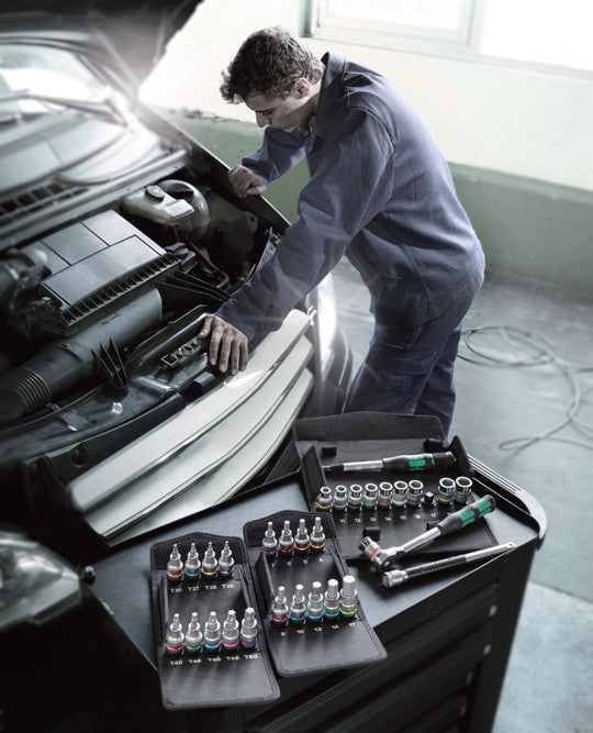 Wera 8006 SC 1 Zyklop Hybrid Ratchet Set, 1/2" drive, metric, 13 pieces 05004090001, view 3