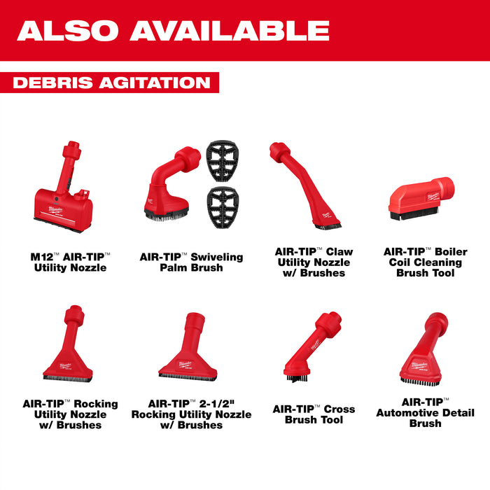 Milwaukee 49-90-2043 AIR-TIP™ Automotive Detail Brush