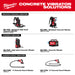 Milwaukee 2910-21 M18 FUEL™ 4' Concrete Pencil Vibrator Kit