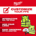 Milwaukee 48-73-1210 BOLT™ Black Front Brim Vented Hard Hat w/4pt Ratcheting Suspension (USA) - Type 1, Class C