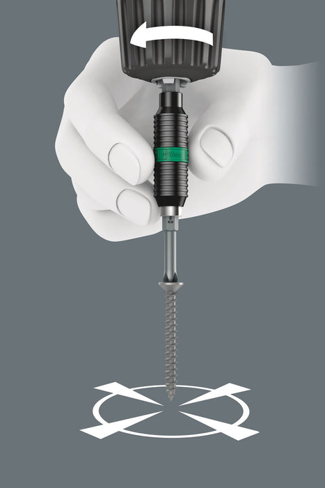 Wera 897/4 R Rapidaptor BiTorsion Universal Bit Holder, 1/4" x 75 mm 05053923001, view 8