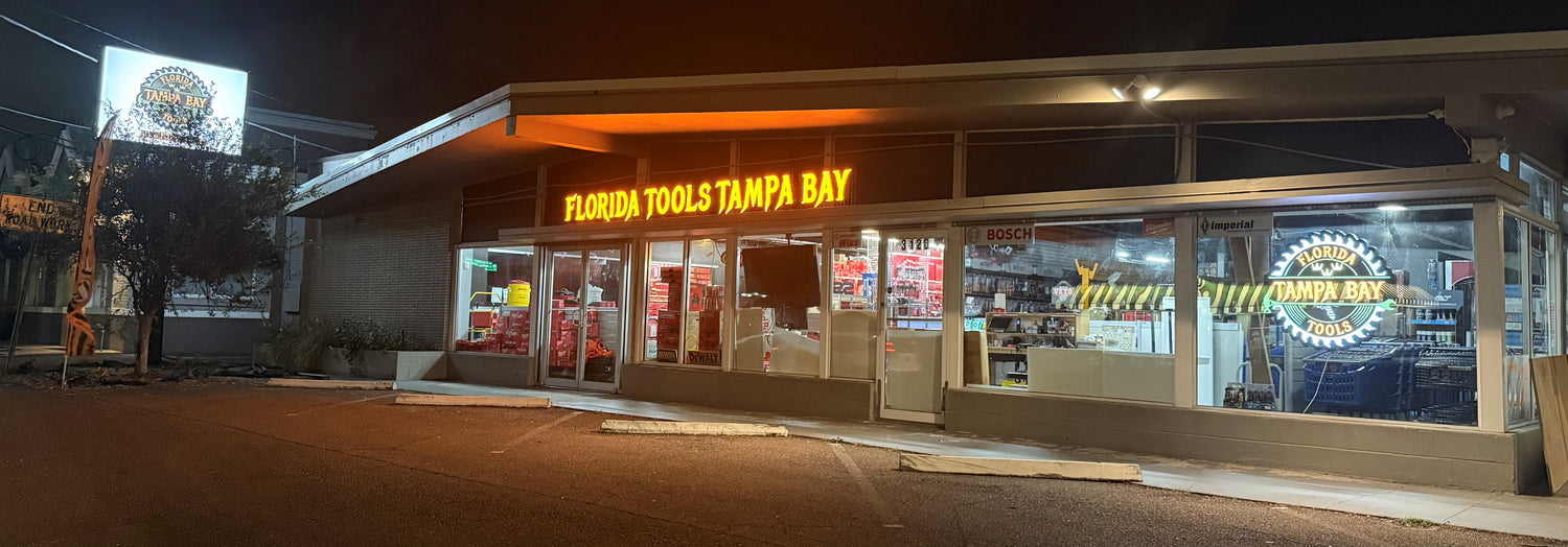 Florida Tools Tampa Bay is your locally owned and operated Tool & Hardware Store for contractors in all trades, plumbers, electricians, mechanics, landscapers and homeowners. We are centrally located on Kennedy Blvd just west of Macdill.
