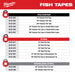 Milwaukee 48-22-4162 50’ Polyester Fish Tape with Nonconductive Tip