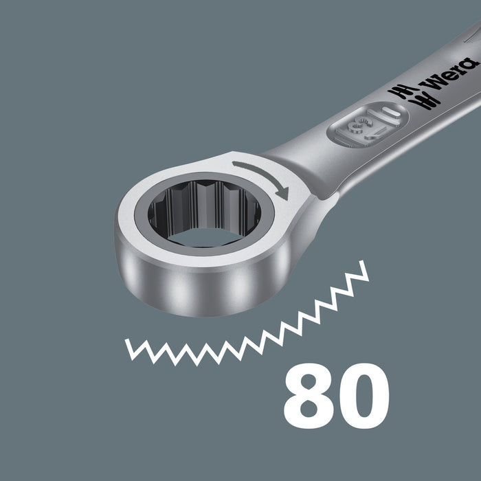 Wera 6000/6002 Joker 6 Set 1 Ratcheting combination / double open-end wrenches set, 6 pieces 05020022001, view 9