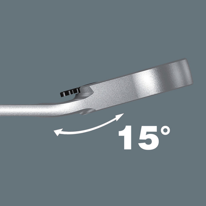 Wera 6001 Joker Switch Ratcheting combination wrench, with switch lever, 17 x 225 mm 05020072001, view 5