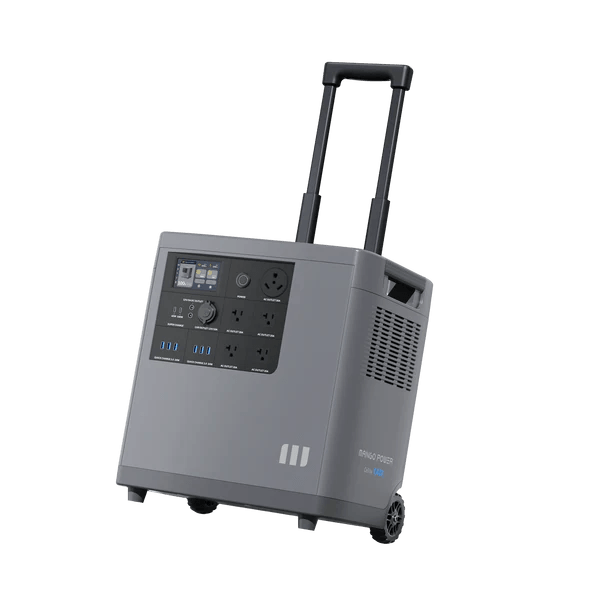 Mango Power E 3.5kw Portable Power Station- Solar Generator Kit with 2x200W  Solar Panels