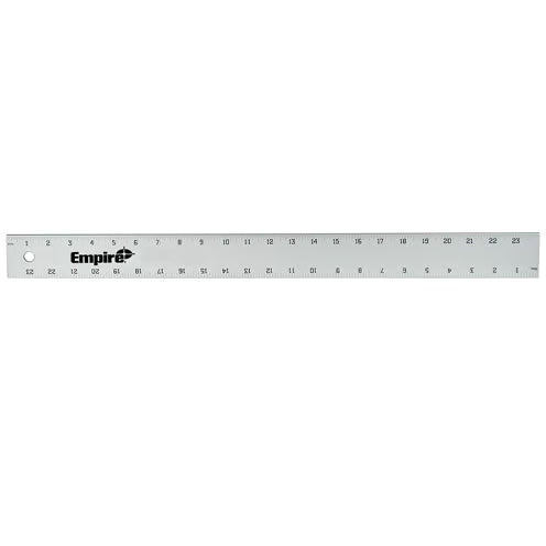 Milwaukee Silver Aluminum Straight Edge Ruler - 24 in Length - 2 in Wide - 4002
