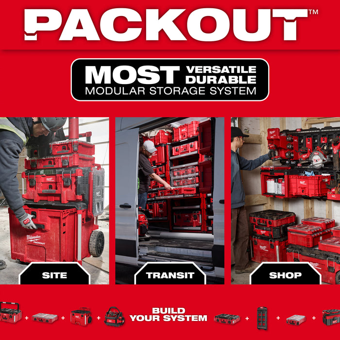 Milwaukee 48-22-8610 PACKOUT™ Tool Box 2-Bin Attachment