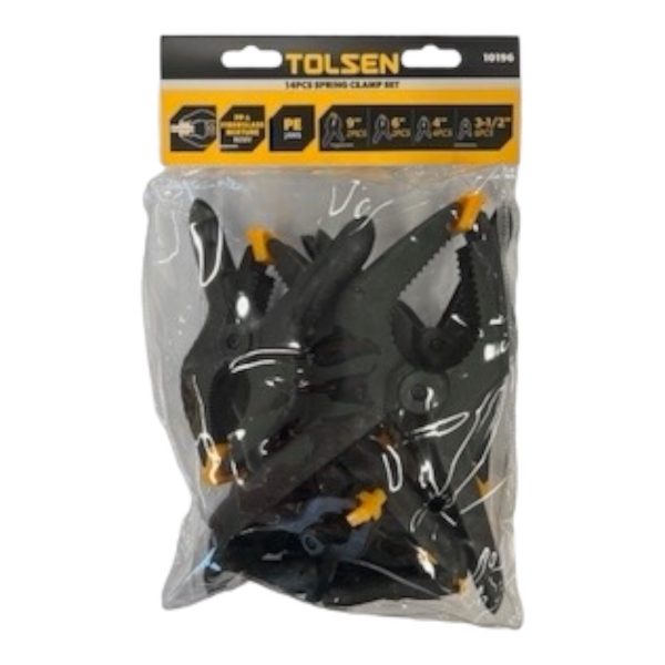 Tolsen 10196 14Pc Spring Clamp Set