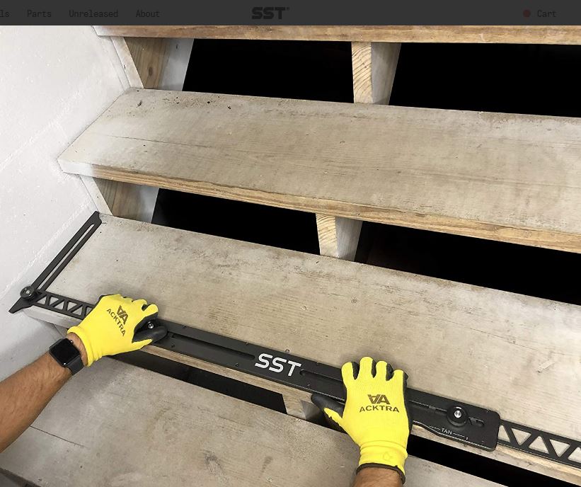 SST006  Stair Tread and Layout Tool 12 x 51.5 In.