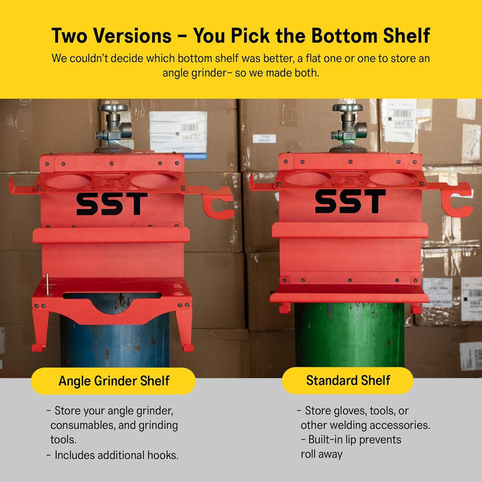 SST019-2  Welding Bottle Organizer (Angle Grinder Holder)